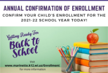Confirm Your Child's Enrollment for 2021-22