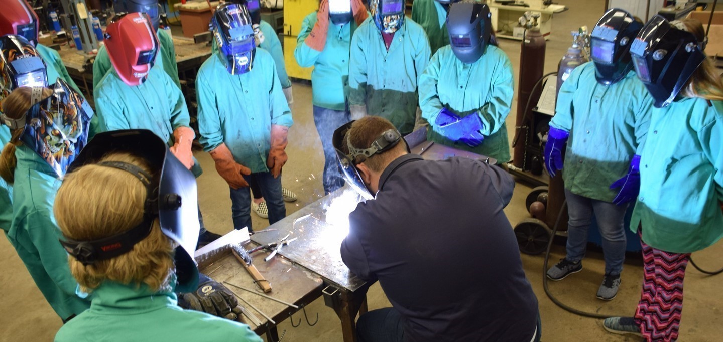 High School Welding Class