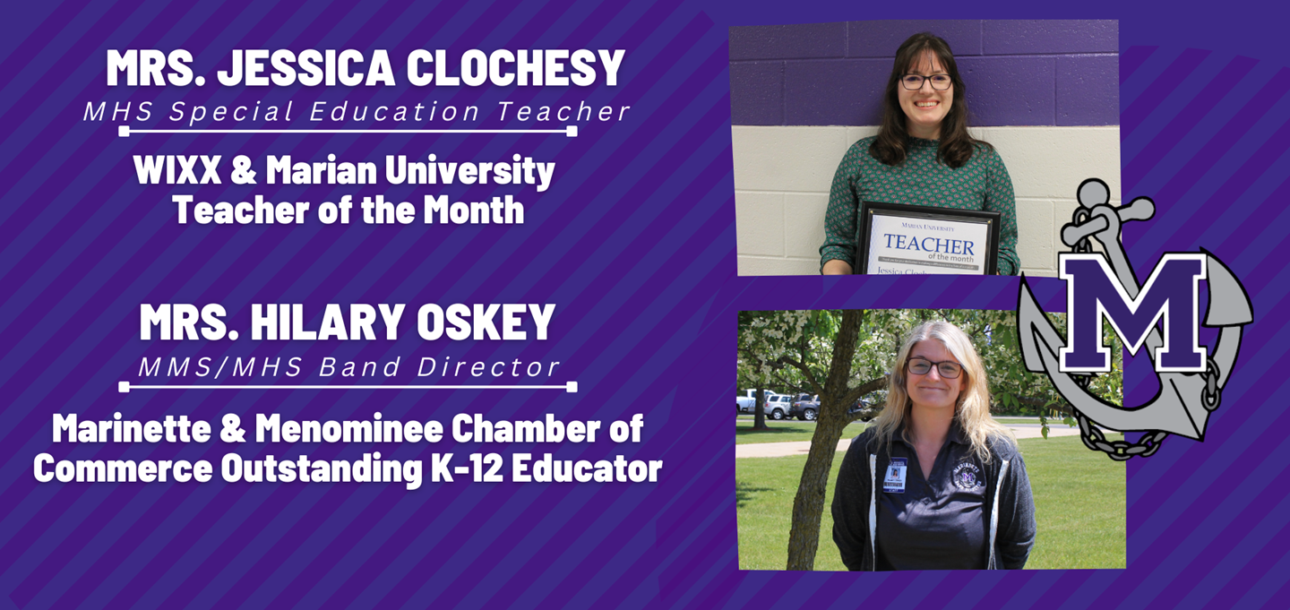 Marinette Teachers Receive Awards